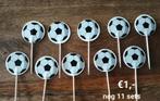 Voetbal cupcake prikker, Ophalen of Verzenden, Nieuw, Cupcakes, Versiering