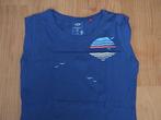 EDC blauw t-shirt / top met zonsondergang en vogels maat 164, Meisje, Ophalen of Verzenden, Zo goed als nieuw, Shirt of Longsleeve