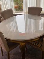 Eettafel, Huis en Inrichting, Tafels | Eettafels, Rond, Zo goed als nieuw, Vijf personen of meer, 50 tot 100 cm