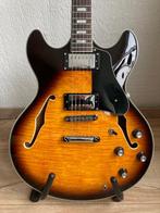 SIRE LARRY CARLTON H7 vintage sunburst + koffer, Ophalen, Zo goed als nieuw, Semi-solid body, Overige merken