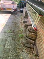 1 alum lader uitschuifbaar 2 x 13 treden, Doe-het-zelf en Verbouw, Ladders en Trappen, Ophalen, Zo goed als nieuw, 2 tot 4 meter