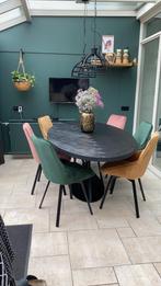 Ovale visgraat tafel hedy, Ophalen, Nieuw, Ovaal, Eikenhout