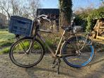 Herenfiets Gazelle Heavy Duty met krat en 7 versnellingen, Ophalen, Gebruikt, Versnellingen, 57 tot 61 cm