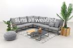 SUNS LOUNGESET met rvs frame en fast dry foam kussens, Ophalen, Nieuw