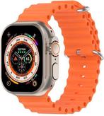 Apple Watch Ultra ( 1e generatie), zilver met oranje band, Ophalen, Apple Watch ⌚️, IOS, Zo goed als nieuw