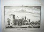 243  / Abcoude  het Slot Kopergravure 18e eeuw, Antiek en Kunst, Kunst | Etsen en Gravures, Ophalen of Verzenden