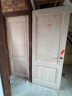 4 antieke binnendeuren, Doe-het-zelf en Verbouw, Deuren en Horren, Minder dan 80 cm, Gebruikt, Hout, Ophalen
