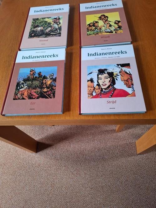 Indianenreeks Hans G. Kresse 4 delen compleet fraai, Boeken, Stripboeken, Zo goed als nieuw, Complete serie of reeks, Ophalen of Verzenden