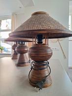 Te koop handgeweven lampen Bamboe, Antiek en Kunst, Ophalen