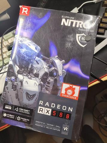 Sapphire Nitro+ RX 580 8GB - LET OP! beschikbaar voor biedingen