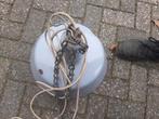 Emaille bouwlamp jaren  50, Ophalen
