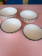 Set van 4 vintage emaille nestschalen, Huis en Inrichting, Keuken | Servies, Ophalen of Verzenden, Gebruikt, Overige materialen