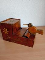 vogel sigaretten doosje  hout kistje, Antiek en Kunst, Ophalen