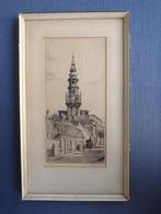Ets Kerktoren Haarlem 1929 - H.R. Roodenburg (1895-1987), Ophalen of Verzenden