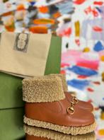 Gucci shearling horsebit laarsjes schoenen maat 29-30 NIEUW, Verzenden, Jongen of Meisje, Gucci, Schoenen