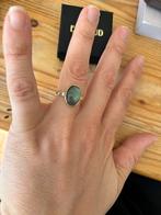 Eenvoud ring goud zilver labradoriet 18.5mm, Goud, Ophalen of Verzenden, Dame, Zo goed als nieuw