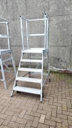 Stabilo Platformladder aluminium, Ophalen, Gebruikt, Minder dan 2 meter