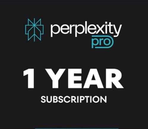 1 Jaar Abonnement Perplexity Pro (Chat-gpt premium achtig), Tickets en Kaartjes, Kortingen en Cadeaubonnen, Eén persoon, Overige typen