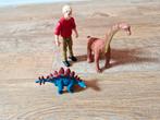 Schleich baby stegosaurus en baby langnek met verzorger, Verzamelen, Ophalen, Zo goed als nieuw