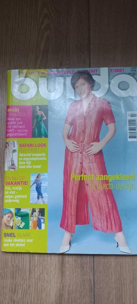 Burda style 7 2001, Ophalen of Verzenden, Vrouw, Burda