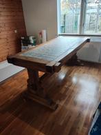 Massieve zeer mooie eetkamertafel, Huis en Inrichting, Tafels | Eettafels, Ophalen, Gebruikt, 150 tot 200 cm, Eikenhout