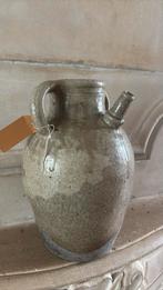 Grijze Franse oliekruik carlotte antiek en brocante, Ophalen of Verzenden