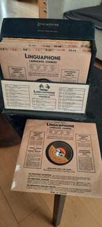 Franse cursus in koffer - Linguafoon platencursus, Ophalen of Verzenden, Zo goed als nieuw, Niet van toepassing, Linguafoon
