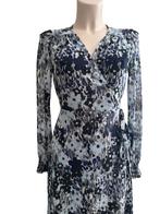 Fabienne Chapot jurk S, Blauw, Ophalen of Verzenden, Zo goed als nieuw, Onder de knie