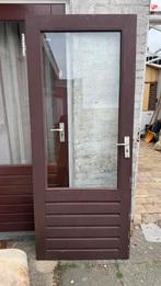 Meranti hardhouten deur met slot 201,5x83cm!, Ophalen, Gebruikt, 80 tot 100 cm, Binnendeur