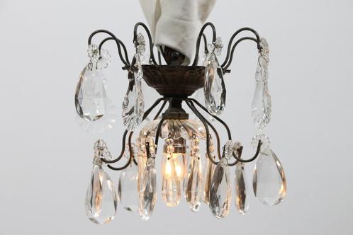 Hele kleine Franse kroonluchter, Antiek en Kunst, Antiek | Lampen, Ophalen of Verzenden