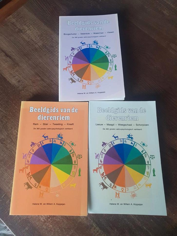 3 x Beeldgids van de Dierenriem - Astrologie Boeken, Boeken, Esoterie en Spiritualiteit, Zo goed als nieuw, Achtergrond en Informatie