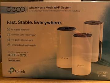 TP-Link Deco M4 AC1200 Mesh WiFi Systeem beschikbaar voor biedingen