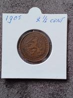 Munt 1905 2 1/2 cent Nederland, Postzegels en Munten, Munten | Nederland, Ophalen of Verzenden, Koningin Wilhelmina, Overige waardes