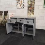 Dressoir | Grijs | 130x43x86cm, Huis en Inrichting, Kasten | Dressoirs, Ophalen, 100 tot 150 cm, Zo goed als nieuw, Dongenseweg 13e, 5121 PB Rijen
