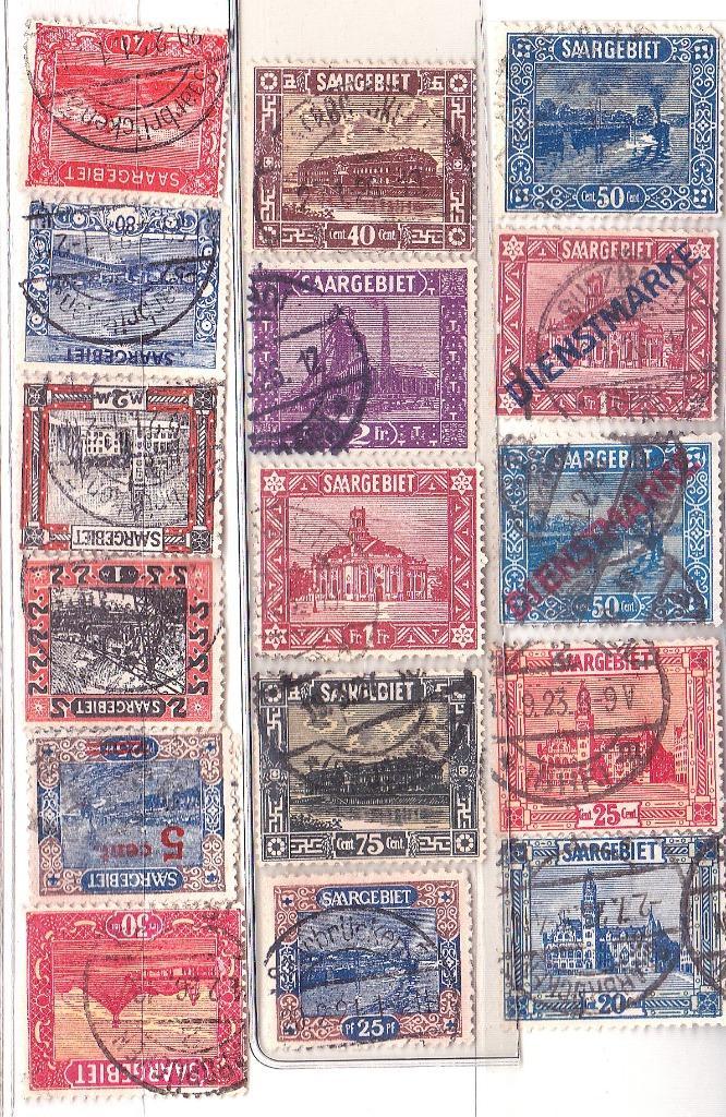 SAARGEBIET, Postzegels en Munten, Postzegels | Europa | Duitsland, Verzenden