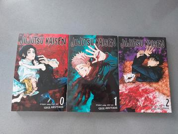 Jujutsu Kaisen deel 0, 1 en 2 beschikbaar voor biedingen
