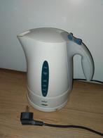 Witte blauwe waterkoker braun, 1 tot 2 liter, Ophalen of Verzenden, Zo goed als nieuw