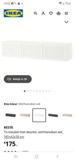 Nieuw tv kast Besta ikea, Huis en Inrichting, Kasten | Kledingkasten, Ophalen of Verzenden, Zo goed als nieuw, 25 tot 50 cm, Minder dan 100 cm