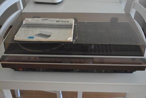 Radio, Cassette, Platenspeler, JVC, vintage, Verzamelen, Retro, Huis en Inrichting, Ophalen