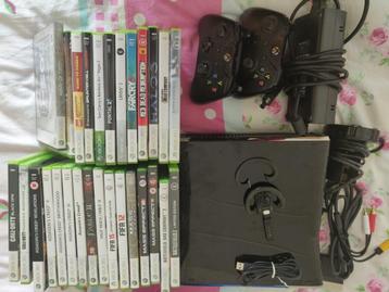 Microsoft Xbox 360 Slim 250GB Zwart aangeboden beschikbaar voor biedingen