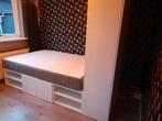 Ikea platsa bed/kast combinate, Huis en Inrichting, Ophalen, Tweepersoons, 140 cm, Zo goed als nieuw