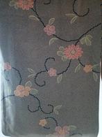 Traditionele Japanse Kimono black flower, Antiek en Kunst, Ophalen of Verzenden