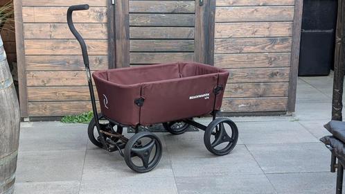 Beachwagon Lite opvouwbare bolderkar + huif, matras en meer!, Caravans en Kamperen, Bolderkarren, Zo goed als nieuw, Opvouwbaar