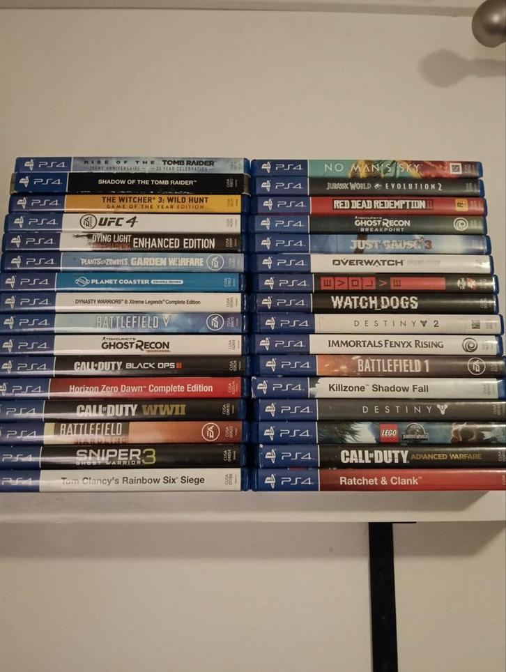 Ps4 games 32 stuks, Spelcomputers en Games, Games | Sony PlayStation 4, Zo goed als nieuw, Avontuur en Actie, 1 speler, Ophalen