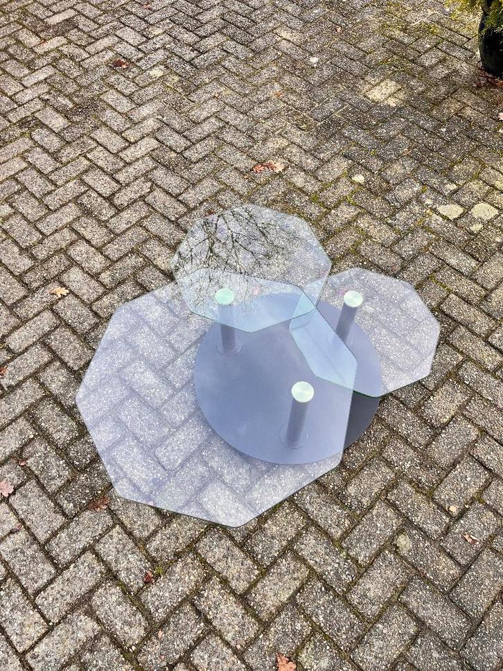 Swivel tafel | coffee table | vintage, Huis en Inrichting, Tafels | Salontafels, Gebruikt, Minder dan 50 cm, 100 tot 150 cm, 100 tot 150 cm