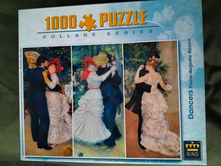 Legpuzzel Renoir dansers 1000 Stukjes, Hobby en Vrije tijd, Denksport en Puzzels, Zo goed als nieuw, Legpuzzel, 500 t/m 1500 stukjes