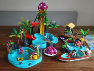 Grote set playmobil waterpark Family fun beschikbaar voor biedingen