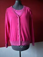 Roze vest met glinster boord van Melvin maat XL. ZGAN, Kleding | Dames, Melvin, Maat 46/48 (XL) of groter, Ophalen of Verzenden
