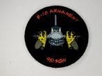 Patch RNLAF F-16 Armament 981 Squadron, Verzamelen, Verzenden, Luchtmacht, Nederland, Embleem of Badge