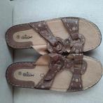 BEEGLE slippers bruin leer maat 42 - nieuw -, Bruin, Beegl, Nieuw, Ophalen of Verzenden